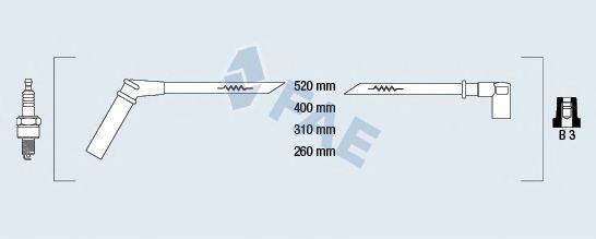 FAE 85998 Комплект дротів запалювання