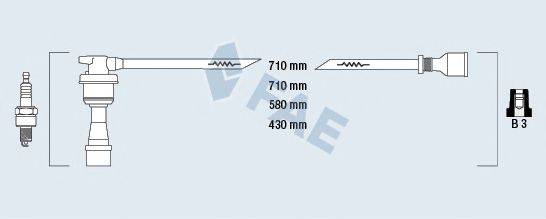 FAE 85999 Комплект дротів запалювання