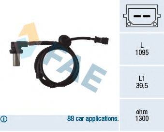 FAE 78062 Датчик, частота обертання колеса