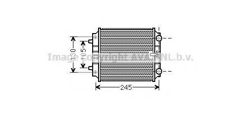 AVA QUALITY COOLING AI2336 Радіатор, охолодження двигуна