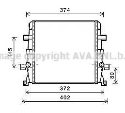 AVA QUALITY COOLING AI2362 Радіатор, охолодження двигуна