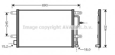 AVA QUALITY COOLING AI5199 Конденсатор, кондиціонер