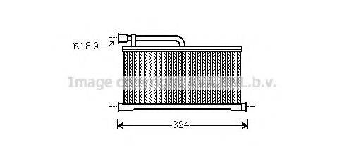 AVA QUALITY COOLING AI6296 Теплообмінник, опалення салону