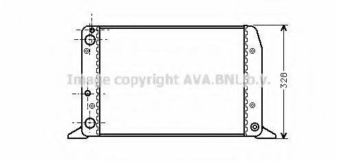 AVA QUALITY COOLING AIA2028 Радіатор, охолодження двигуна