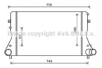 AVA QUALITY COOLING AIA4386 Інтеркулер