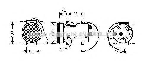 AVA QUALITY COOLING AIAK179 Компресор, кондиціонер