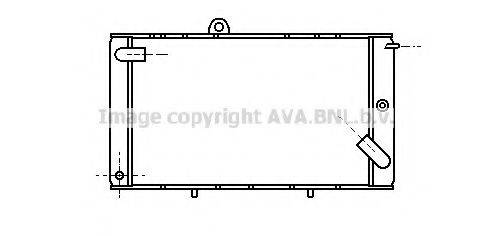 AVA QUALITY COOLING AL2013 Радіатор, охолодження двигуна