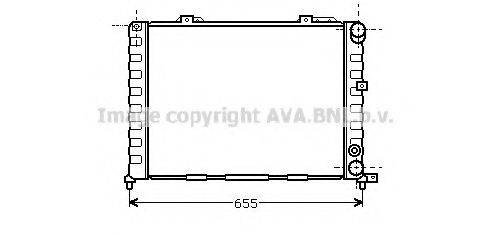 AVA QUALITY COOLING AL2052 Радіатор, охолодження двигуна