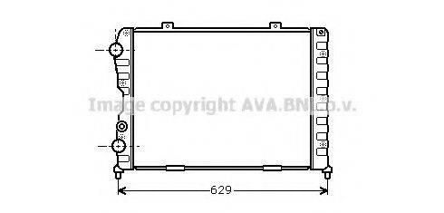 AVA QUALITY COOLING AL2056 Радіатор, охолодження двигуна