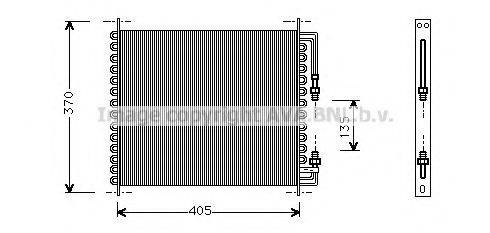 AVA QUALITY COOLING AL5064 Конденсатор, кондиціонер