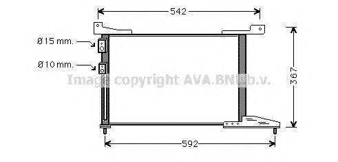 AVA QUALITY COOLING AU5114 Конденсатор, кондиціонер