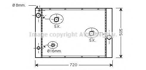 AVA QUALITY COOLING BW2236 Радіатор, охолодження двигуна