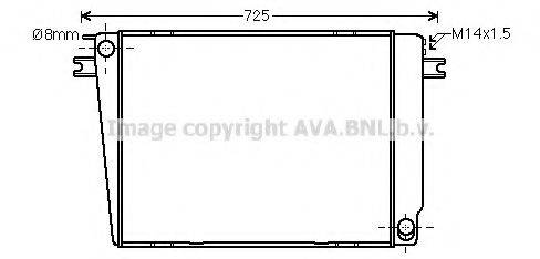 AVA QUALITY COOLING BW2241 Радіатор, охолодження двигуна