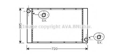 AVA QUALITY COOLING BW2287 Радіатор, охолодження двигуна