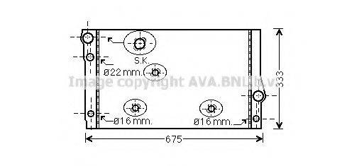 AVA QUALITY COOLING BW2354 Радіатор, охолодження двигуна