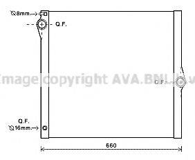 AVA QUALITY COOLING BW2436 Радіатор, охолодження двигуна