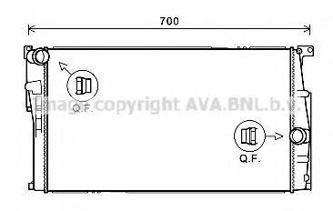 AVA QUALITY COOLING BW2455 Радіатор, охолодження двигуна