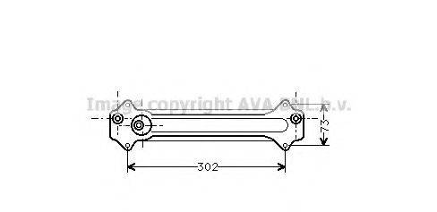 AVA QUALITY COOLING BW3175 Олійний радіатор, автоматична коробка передач