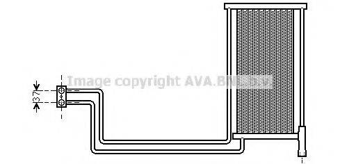 AVA QUALITY COOLING BW3368 Олійний радіатор, автоматична коробка передач