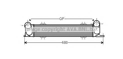 AVA QUALITY COOLING BW4538 Інтеркулер