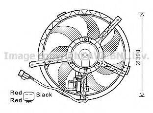 AVA QUALITY COOLING BW7534 Вентилятор, охолодження двигуна