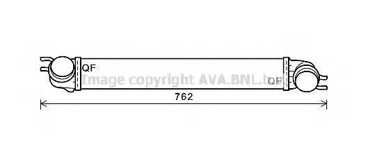 AVA QUALITY COOLING BWA4425 Інтеркулер