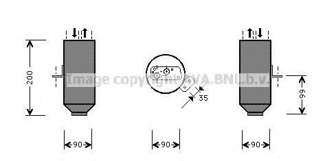 AVA QUALITY COOLING BWD217 Осушувач, кондиціонер