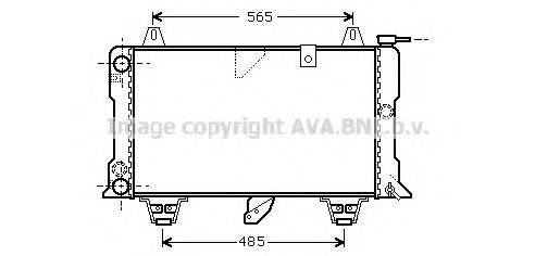 AVA QUALITY COOLING CN2003 Радіатор, охолодження двигуна