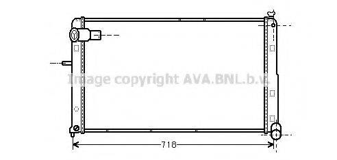 AVA QUALITY COOLING CN2074 Радіатор, охолодження двигуна