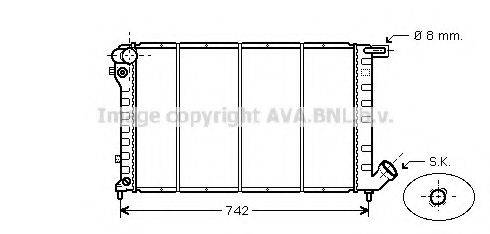 AVA QUALITY COOLING CN2138 Радіатор, охолодження двигуна