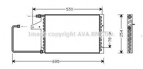 AVA QUALITY COOLING CN5098 Конденсатор, кондиціонер