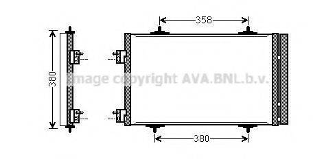 AVA QUALITY COOLING CN5272D Конденсатор, кондиціонер