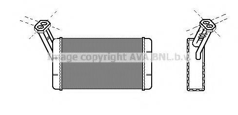 AVA QUALITY COOLING CN6024 Теплообмінник, опалення салону