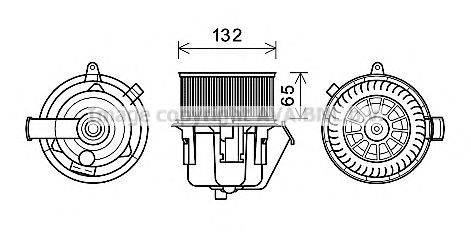 AVA QUALITY COOLING CN8297 Електродвигун, вентиляція салону