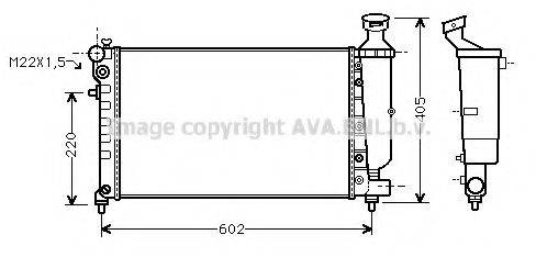 AVA QUALITY COOLING CNA2118 Радіатор, охолодження двигуна