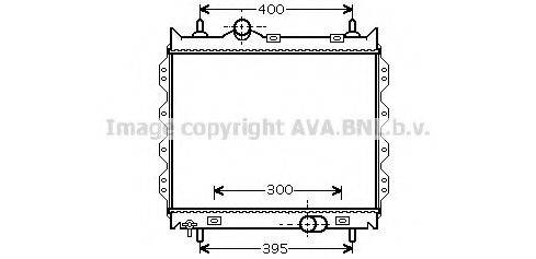 AVA QUALITY COOLING CR2083 Радіатор, охолодження двигуна