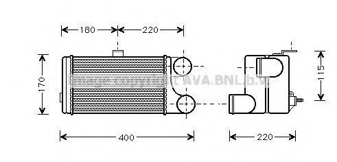 AVA QUALITY COOLING CR4056 Інтеркулер