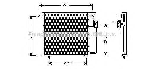 AVA QUALITY COOLING CR5017 Конденсатор, кондиціонер