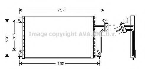 AVA QUALITY COOLING CR5019 Конденсатор, кондиціонер