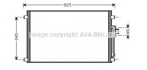 AVA QUALITY COOLING CR5079 Конденсатор, кондиціонер