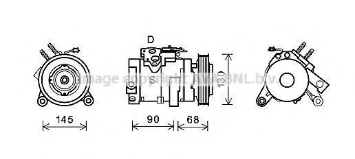 AVA QUALITY COOLING CRAK133 Компресор, кондиціонер