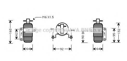 AVA QUALITY COOLING CRD060 Осушувач, кондиціонер