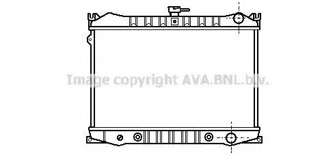 AVA QUALITY COOLING DN2044 Радіатор, охолодження двигуна