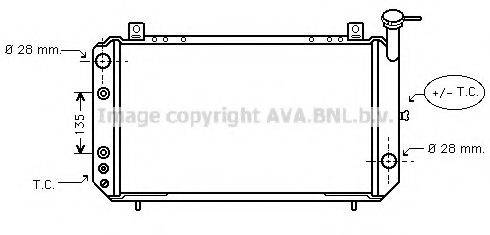 AVA QUALITY COOLING DN2049 Радіатор, охолодження двигуна