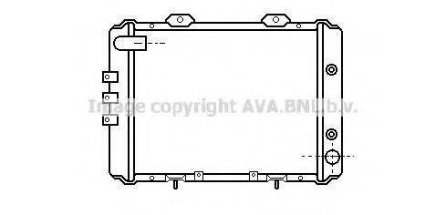 AVA QUALITY COOLING DN2053 Радіатор, охолодження двигуна