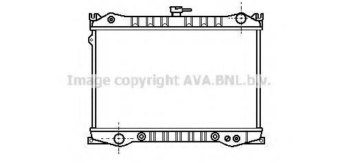 AVA QUALITY COOLING DN2065 Радіатор, охолодження двигуна