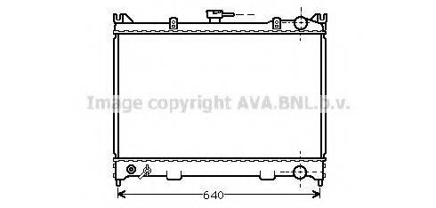 AVA QUALITY COOLING DN2078 Радіатор, охолодження двигуна