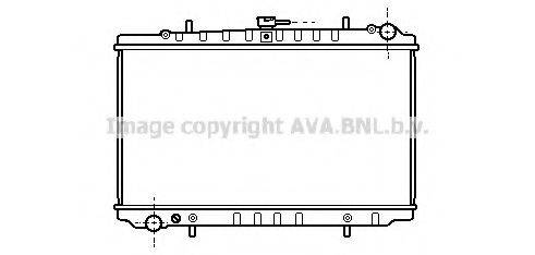 AVA QUALITY COOLING DN2157 Радіатор, охолодження двигуна