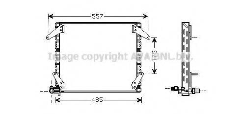 AVA QUALITY COOLING DN5272 Конденсатор, кондиціонер