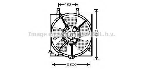 AVA QUALITY COOLING DN7522 Вентилятор, охолодження двигуна